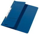 LEITZ Einhakhefter 3744 Karton blau DIN A4, halber...