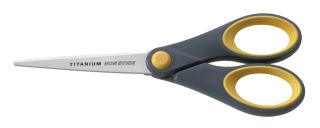 WESTCOTT Antihaftschere TITANIUM NON STICK grau-gelb 18,0 cm