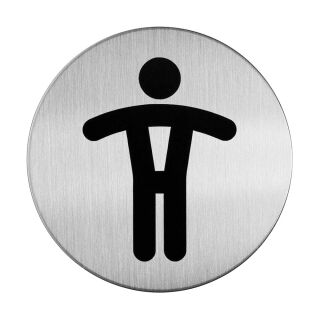 "DURABLE Piktogramm ""WC Herren"" rund 8,3 cm, 1 St."