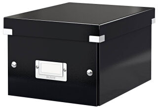 LEITZ Click & Store Aufbewahrungsbox 7,4 l schwarz 21,6 x 28,2 x 16,0 cm, 1 St.