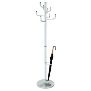 Kerkmann Kleiderständer Sierra 30609914 silber Metall 8 Haken 45,0 x 170,0 cm, 1 St.