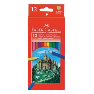 FABER-CASTELL CASTLE Buntstifte farbsortiert, 12 St.