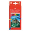 FABER-CASTELL CASTLE Buntstifte farbsortiert, 12 St.