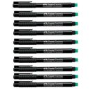 FABER-CASTELL MULTIMARK 1513 Folienstifte schwarz 0,6 mm...
