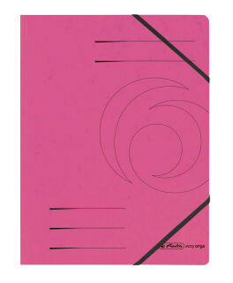 herlitz Eckspanner easy orga DIN A4 pink, 5 St.