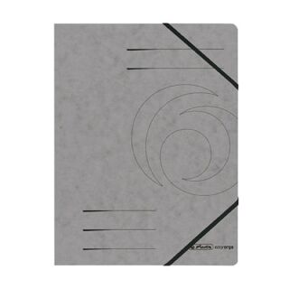 herlitz Eckspanner easy orga DIN A4 grau, 5 St.