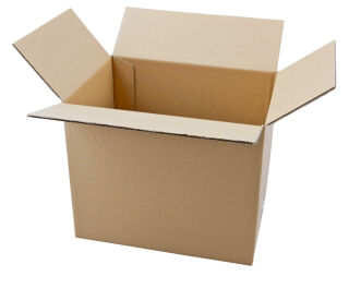 Nestler Wellpapp-Faltkartons 1-wellig braun 31,5 x 22,5 x 26,7 cm Außenmaß, 20 St.