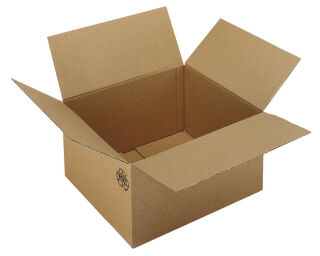 Nestler Wellpapp-Faltkartons 1-wellig braun 32,0 x 29,0 x 26,7 cm Außenmaß, 20 St.