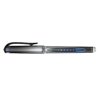 uni-ball Gel IMPACT UM-153S Gelschreiber schwarz/blau 0,6 mm, Schreibfarbe: blau, 1 St.