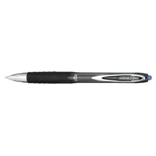 uni-ball Signo 207 Gelschreiber schwarz/transparent 0,4 mm, Schreibfarbe: blau, 1 St.