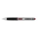 uni-ball Signo 207 Gelschreiber schwarz/transparent 0,4 mm, Schreibfarbe: rot, 1 St.