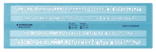 STAEDTLER Schriftschablone Mars® 572 FL  blau