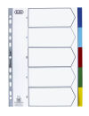 OXFORD Ordnerregister DIN A4 Vollformat blanko farbig...