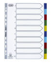 OXFORD Ordnerregister DIN A4 Vollformat blanko farbig...