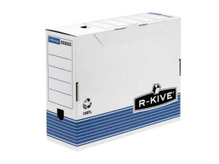 Bankers Box Archivboxen Bankers Box weiß/blau 10,8 x 26,5 x 32,7 cm, 10 St.