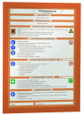 DURABLE Magnetrahmen selbstklebend DURAFRAME® orange...