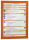 DURABLE Magnetrahmen selbstklebend DURAFRAME® orange A4, 2 St.