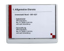 DURABLE Türschild CLICK SIGN Kunststoff weiß...