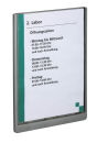 DURABLE Türschild CLICK SIGN Kunststoff grau DIN A4...