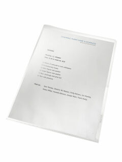 LEITZ Sichthüllen re:cycle 4001 DIN A4 transparent genarbt 0,13 mm, 100 St.