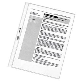 OXFORD Prospekthüllen DIN A4 transparent genarbt 0,09 mm, 100 St.