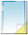 SIGEL Endlospapier A4 hoch 2-fach, 80 g/qm blau 500 Blatt
