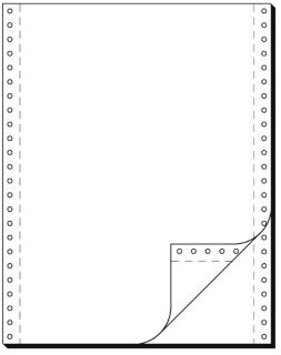 SIGEL Endlospapier A4 hoch 2-fach, 60 g/qm weiß 1.000 Blatt
