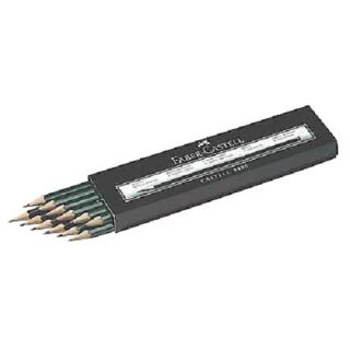 FABER-CASTELL 9000 Bleistifte H grün, 12 St.
