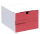 Top-Print Archivboxen weiß/rot 24,4 x 32,1 x 18,5 cm, 10 St.