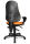 Topstar Bürostuhl Point 70, 8170UG04 Stoff orange, Gestell schwarz