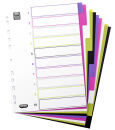 OXFORD Ordnerregister myColour DIN A4 Vollformat blanko...
