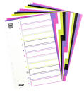 OXFORD Ordnerregister myColour DIN A4 Vollformat blanko...