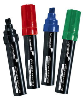 Legamaster TZ 48 Flipchart-Marker farbsortiert 4,0 - 12,0 mm, 4 St.