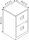 BISLEY Home PFA 2 Hängeregistraturschrank lichtgrau 2 Schubladen 41,3 x 40,0 x 67,2 cm, 1 St.