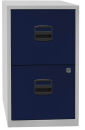 BISLEY Home PFA 2 Hängeregistraturschrank lichtgrau,...