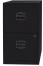 BISLEY Home PFA 2 Hängeregistraturschrank schwarz 2 Schubladen 41,3 x 40,0 x 67,2 cm, 1 St.