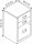 BISLEY Home Standcontainer schwarz 3 Auszüge Kunststoff-Muldengriff schwarz 41,3 x 40,0 x 67,2 cm