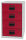BISLEY Home Standcontainer lichtgrau, kardinalrot 4 Auszüge Kunststoff-Muldengriff schwarz 41,3 x 40,0 x 67,2 cm