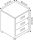 BISLEY Home Rollcontainer schwarz 3 Auszüge 41,3 x 40,0 x 52,8 cm