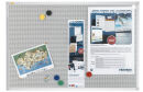 FRANKEN Magnetpinnwand PinnMag X-tra! Line 90,0 x 60,0 cm...