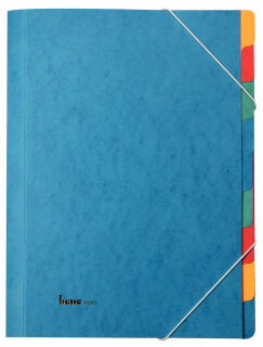 bene Ordnungsmappe 9 Fächer blau, 1 St.