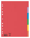 bene Ordnerregister DIN A4 Vollformat blanko farbig...