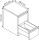 CP C 2000 Acurado Hängeregistraturschrank anthrazit 2 Schubladen 43,3 x 59,0 x 73,3 cm, 1 St.