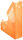 bene Stehsammler 50100ORT orange-transparent Kunststoff, DIN A4, 1 St.