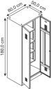 Gürkan Putzmittelschrank 104432 lichtgrau,...
