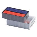 trodat Ersatzstempelkissen 6/4850 blau/rot 2,5 x 0,5 cm, 2 St.