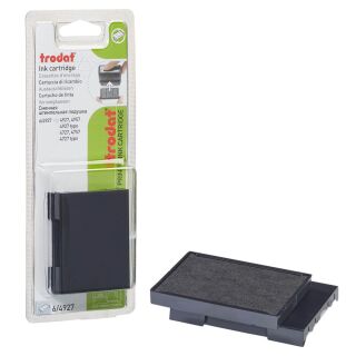 trodat Ersatzstempelkissen 6/4927 schwarz 6,0 x 4,0 cm, 2 St.