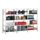 SCHULTE Schwerlastregal 12740-130 silber 130,0 x 40,0 x...