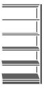 SCHULTE Anbau-Schwerlastregal 12745 silber 100,0 x 40,0 x...