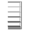 SCHULTE Anbau-Schwerlastregal 12635-130-B silber 130,0 x...